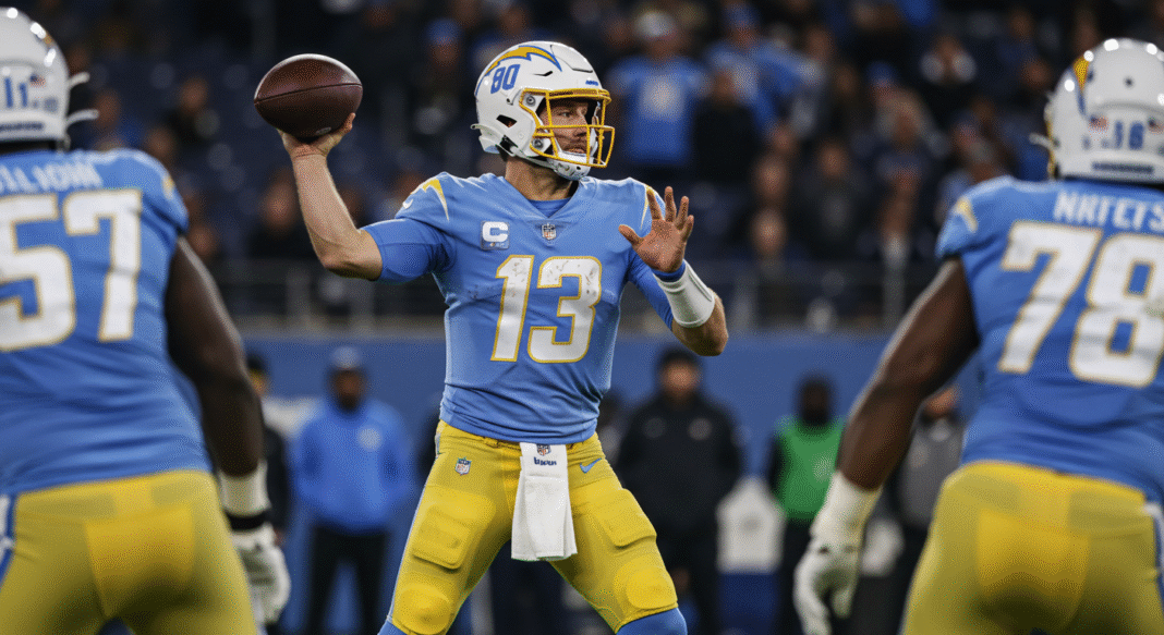 Los Angeles Chargers vs New England Patriots Match Player Stats (40-7) (Dec 28, 2024)