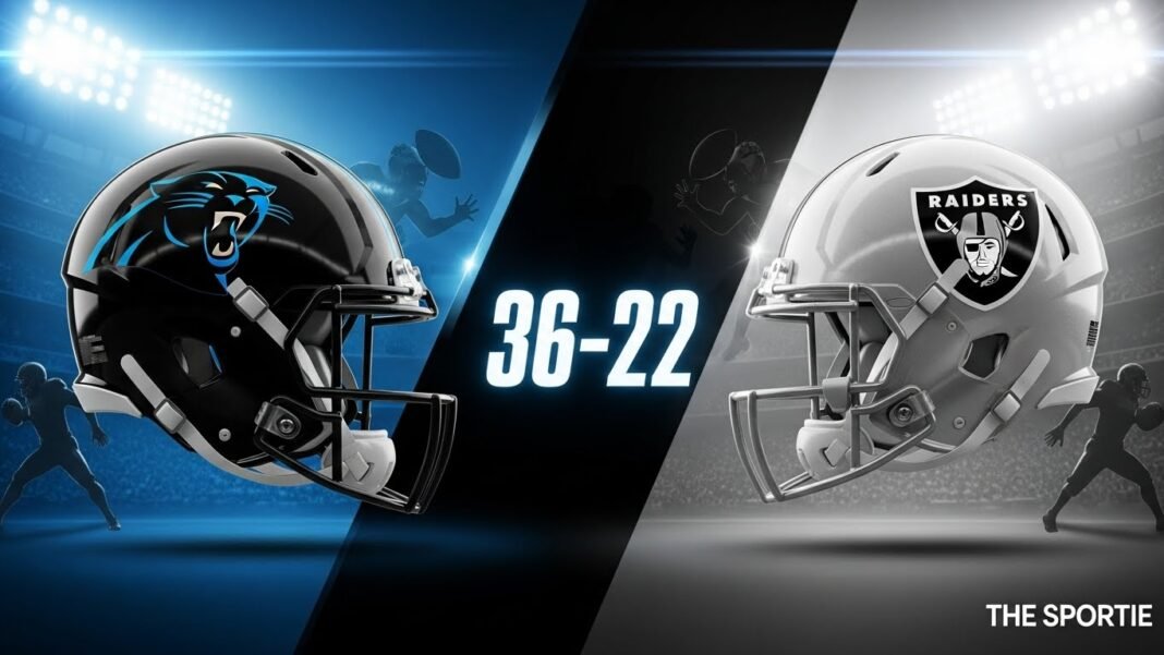 Carolina Panthers vs Las Vegas Raiders Match Player Stats