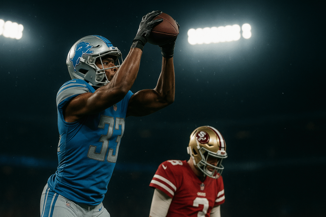 Detroit Lions vs San Francisco 49ers Match Player Stats (Dec 30, 2024)
