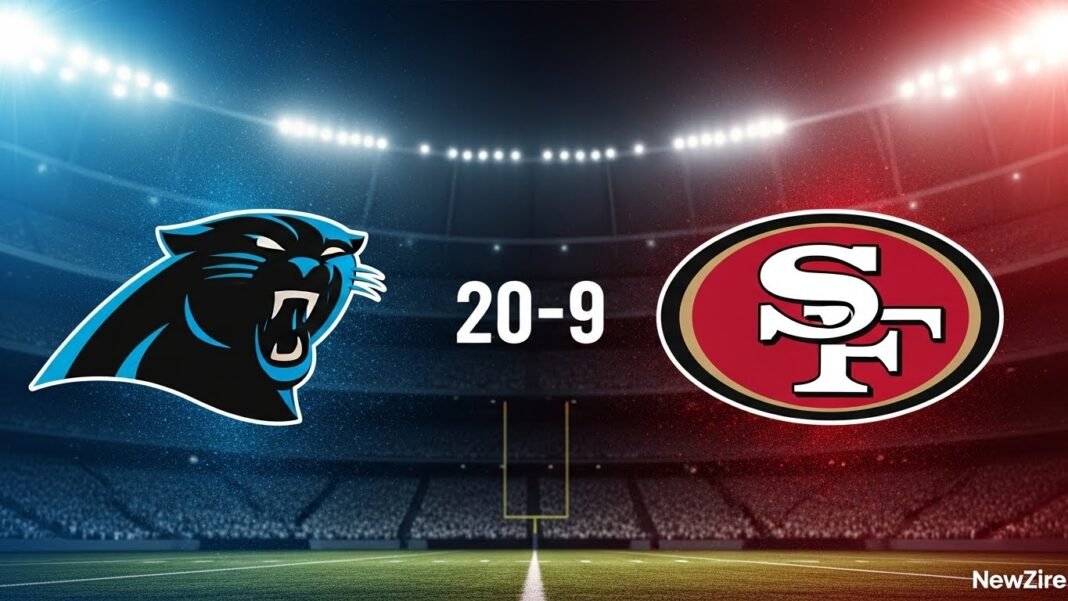 Carolina Panthers vs San Francisco 49ers Match Player Stats (Nov 24, 2025)