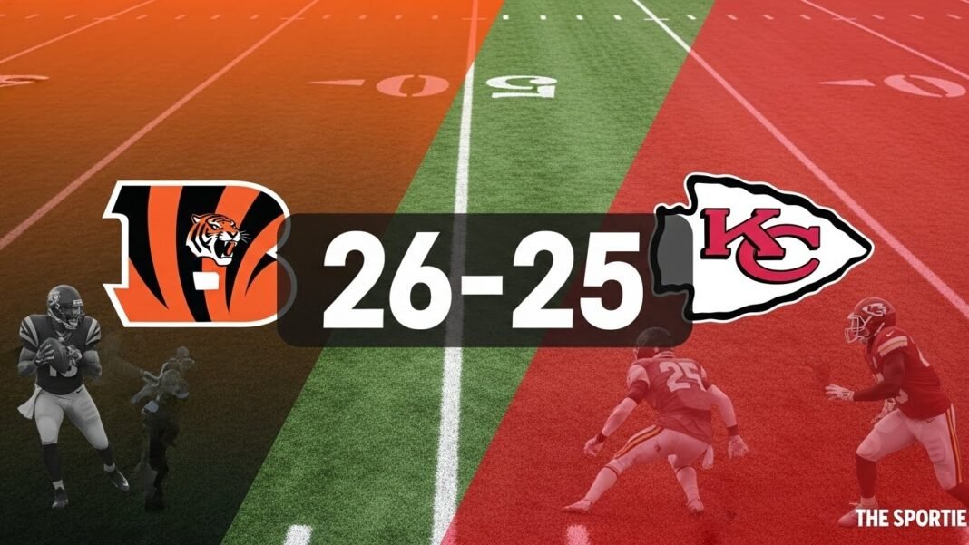 Cincinnati Bengals vs Kansas City Chiefs Match Player Stats