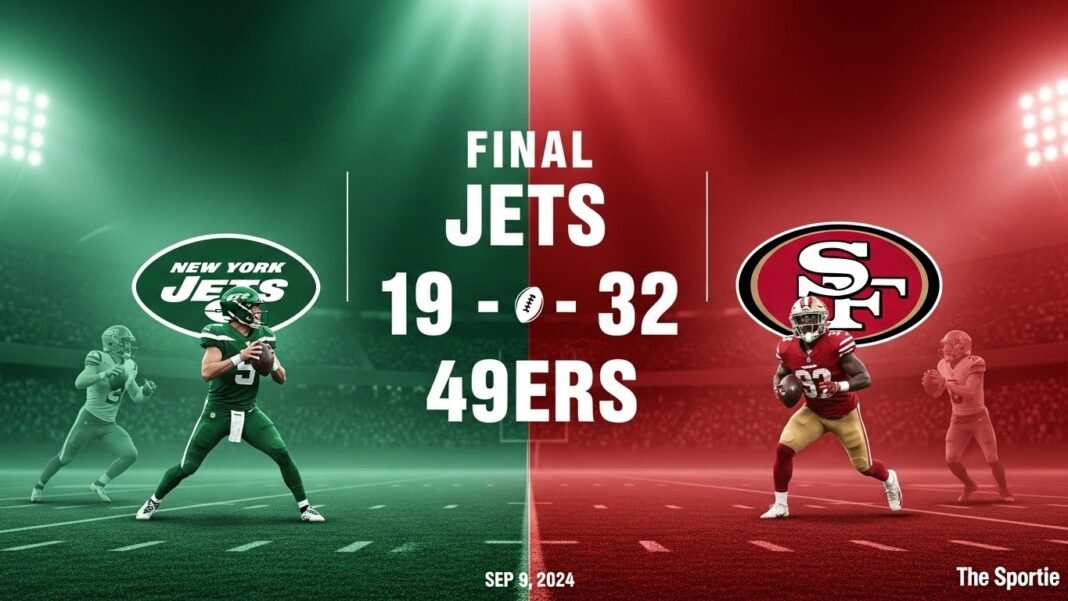 New York Jets vs San Francisco 49ers Match Player Stats (Sep 9, 2024)