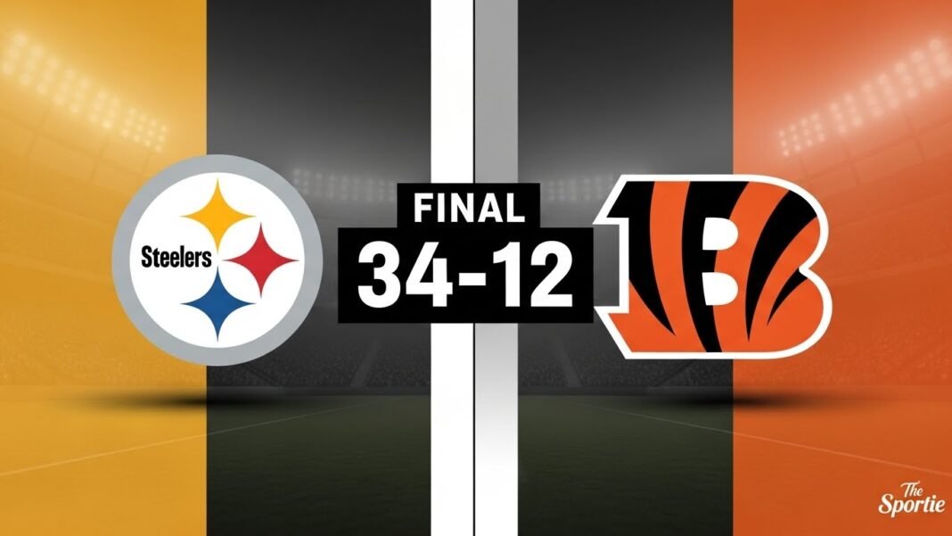 Pittsburgh Steelers vs Cincinnati Bengals Match Player Stats (Nov 16, 2025)