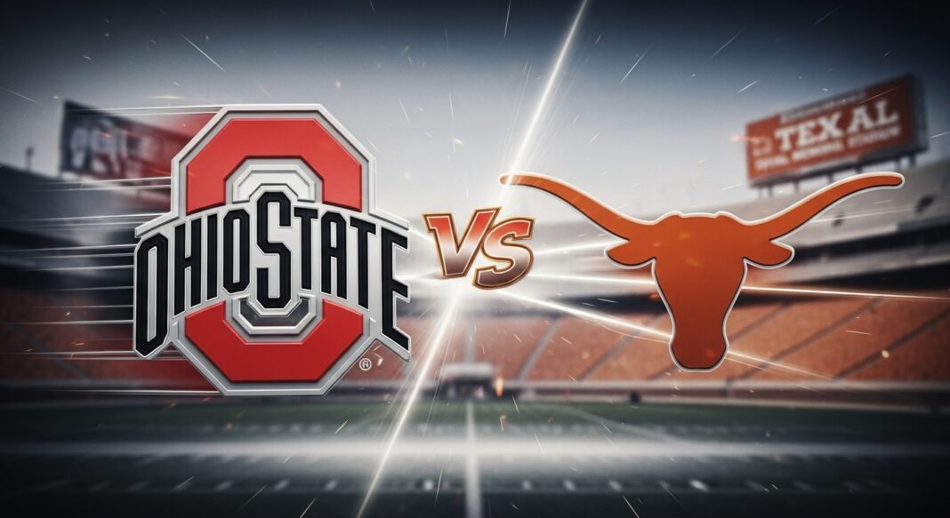 Ohio State Buckeyes Football vs Texas Longhorns Football Match Player Stats (Aug 30, 2025)