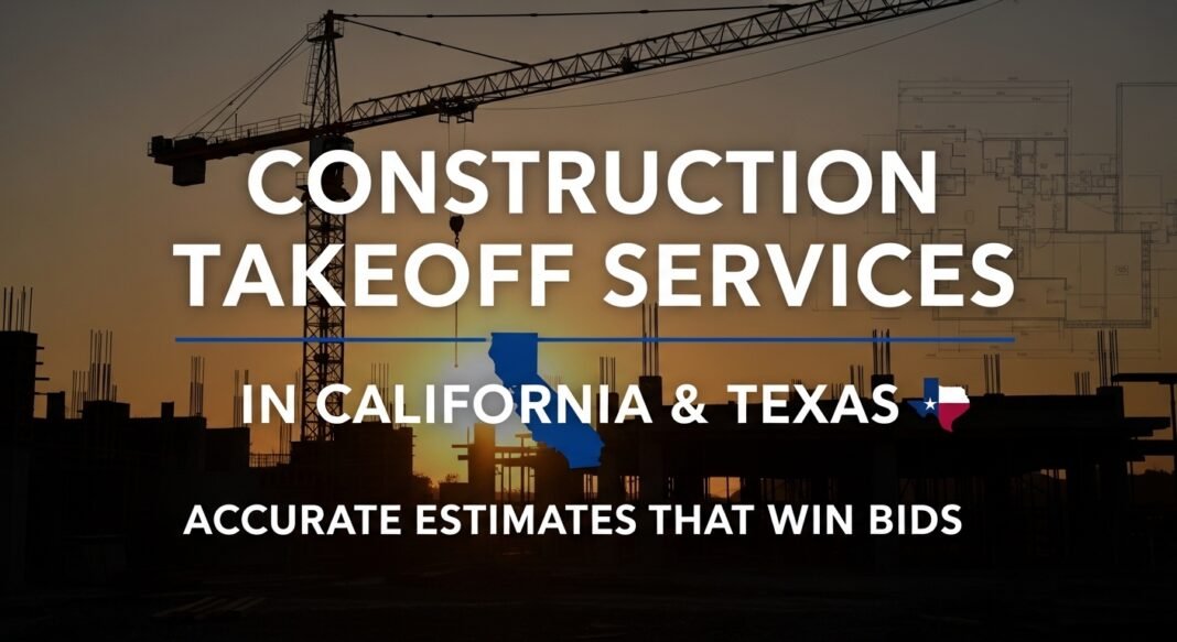 Construction Takeoff Services in California & Texas: Accurate Estimates That Win Bids