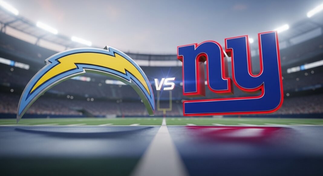Los Angeles Chargers vs New York Giants Match Player Stats