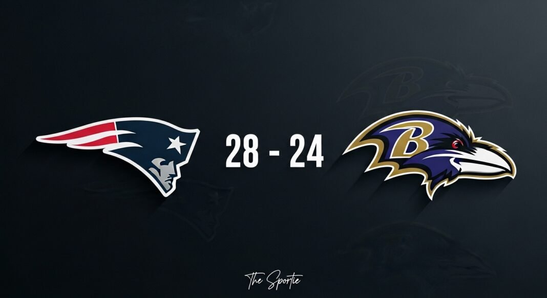 New England Patriots vs Baltimore Ravens Match Player Stats (Dec 21, 2025)