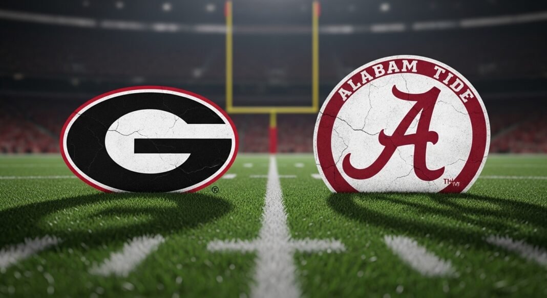 Georgia Bulldogs Football vs Alabama Crimson Tide Football Match Player Stats