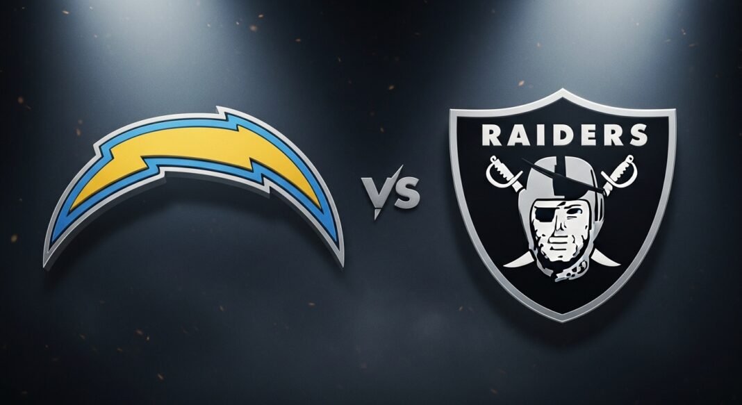 Los Angeles Chargers vs Las Vegas Raiders Match Player Stats