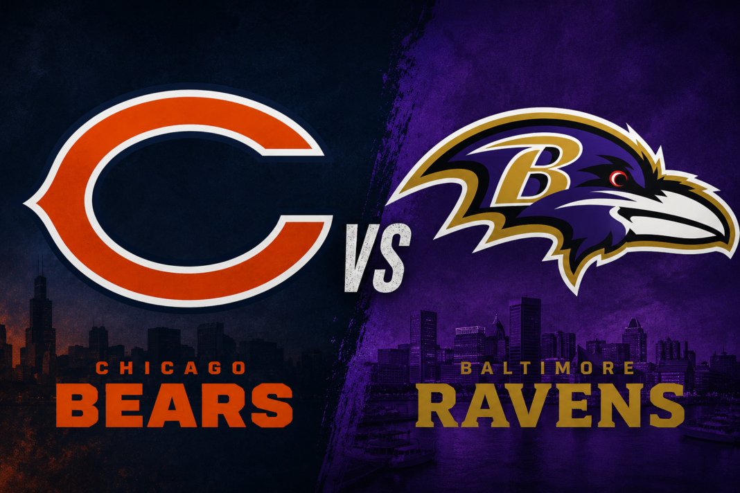 Chicago Bears vs Baltimore Ravens Match Player Stats
