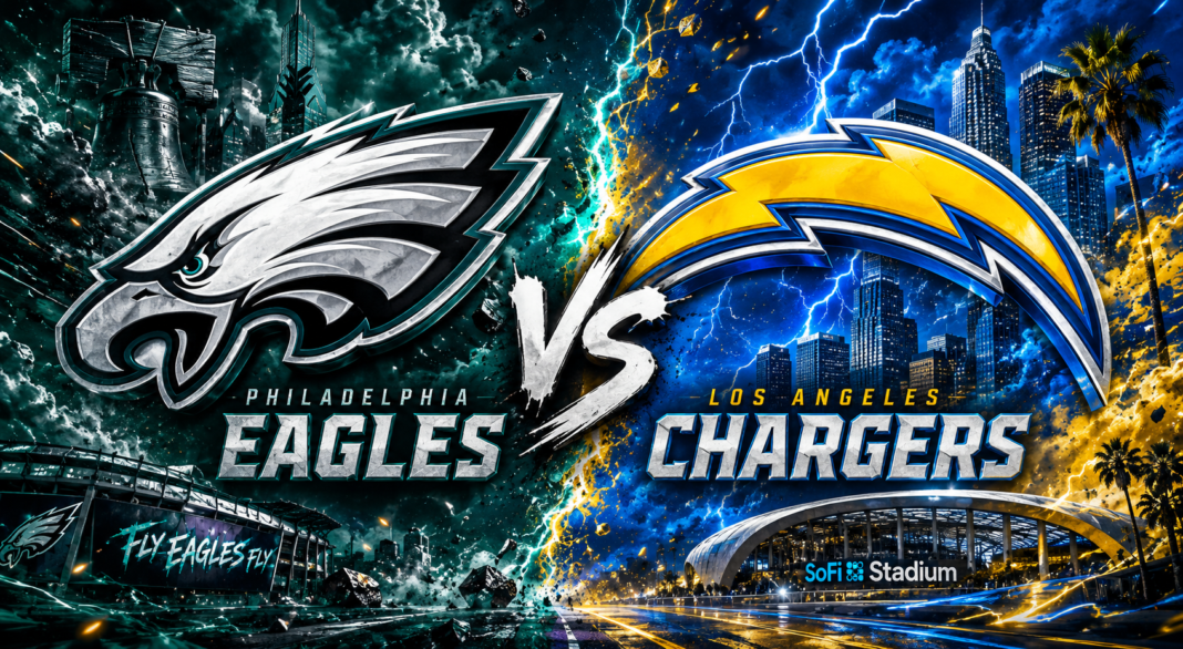 Philadelphia Eagles vs Los Angeles Chargers Match Player Stats